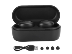 Auriculares Deportivos Inalámbricos Tws Bluetooth 5.0 Con Tecnología Negra Para Llamadas Y Música.