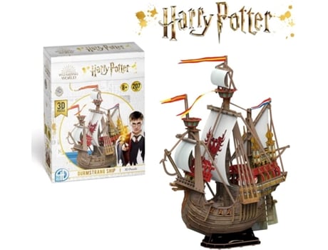 Puzzle 3D Harry Potter - Barco Durmstrang (Edad Minima: 6 años - 207 piezas)