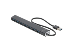 Concentrador Usb 3.0 7 En 1 Splitter De Alta Velocidad 5gb Adaptador De Red Portátil