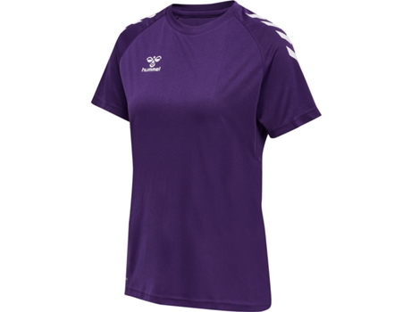 Camiseta para Mujer HUMMEL Core Poly Blanco para Multideportes (S)