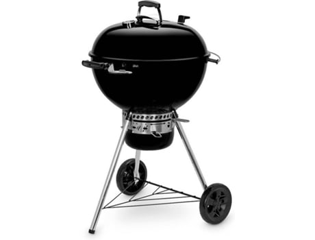 Barbacoa a Carbón WEBER Master Touch (Negro - Acero - 65x72x107 cm)