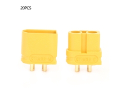 10 Pares De Conectores Xt60u Macho/hembra, De Latón Chapado En Oro, De Alta Corriente, Para Accesorios De Modelos De Aviones Rc.