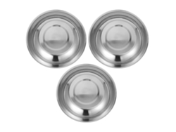 Plataforma De Pesaje Para Básculas Mecánicas Y Digitales, 25 Cm, Acero Inoxidable, Juego De 3 Piezas, Tazón