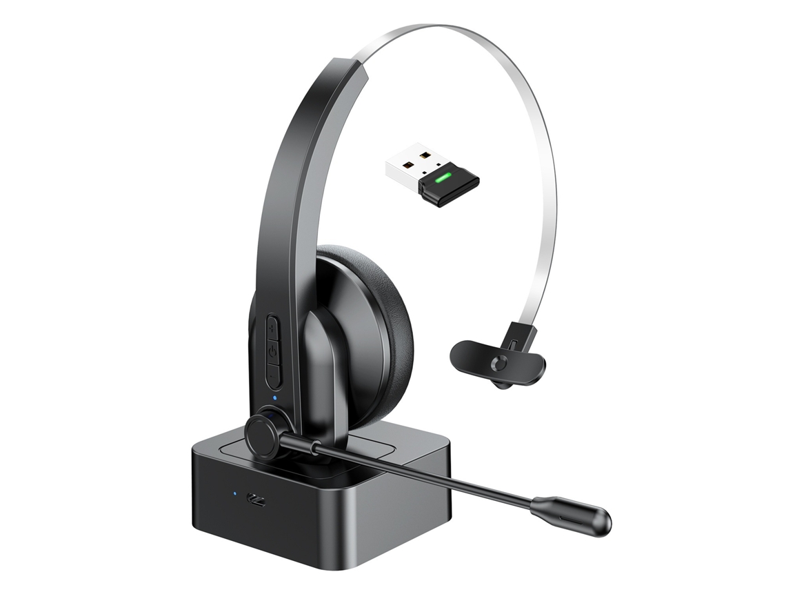 Auriculares Inalámbricos Con Cancelación De Ruido Bt5.0 Para Centro De Llamadas Con Micrófono