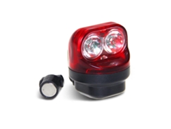 Luz Trasera De Bicicleta - Inducción Electromagnética (negra)