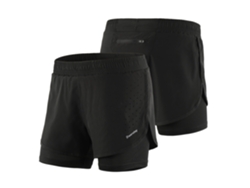 Pantalones Cortos De Running 2 En 1 Para Mujer Con Forro Largo, De Secado Rápido Y Transpirable Para Entrenamiento Y Ciclismo.
