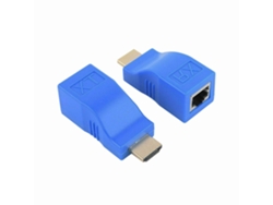 Extensor HDMI a RJ45 LAN Cat5e/6 Ethernet, adaptador 4K 1080p