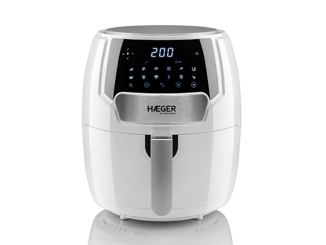 Freidora sin Aceite HAEGER AIR FEAST DIGITAL - 4.2L, Blanca