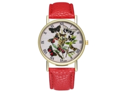 Reloj Casual Para Hombre Wwoor Con Correa De Cuero Sintético Impermeable (esfera Azul)