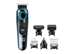 Recortadora De Pelo Profesional Para Caballeros, Máquina Eléctrica Inalámbrica Con Batería Recargable De Iones De Litio Para Un Corte Suave Y Preciso.