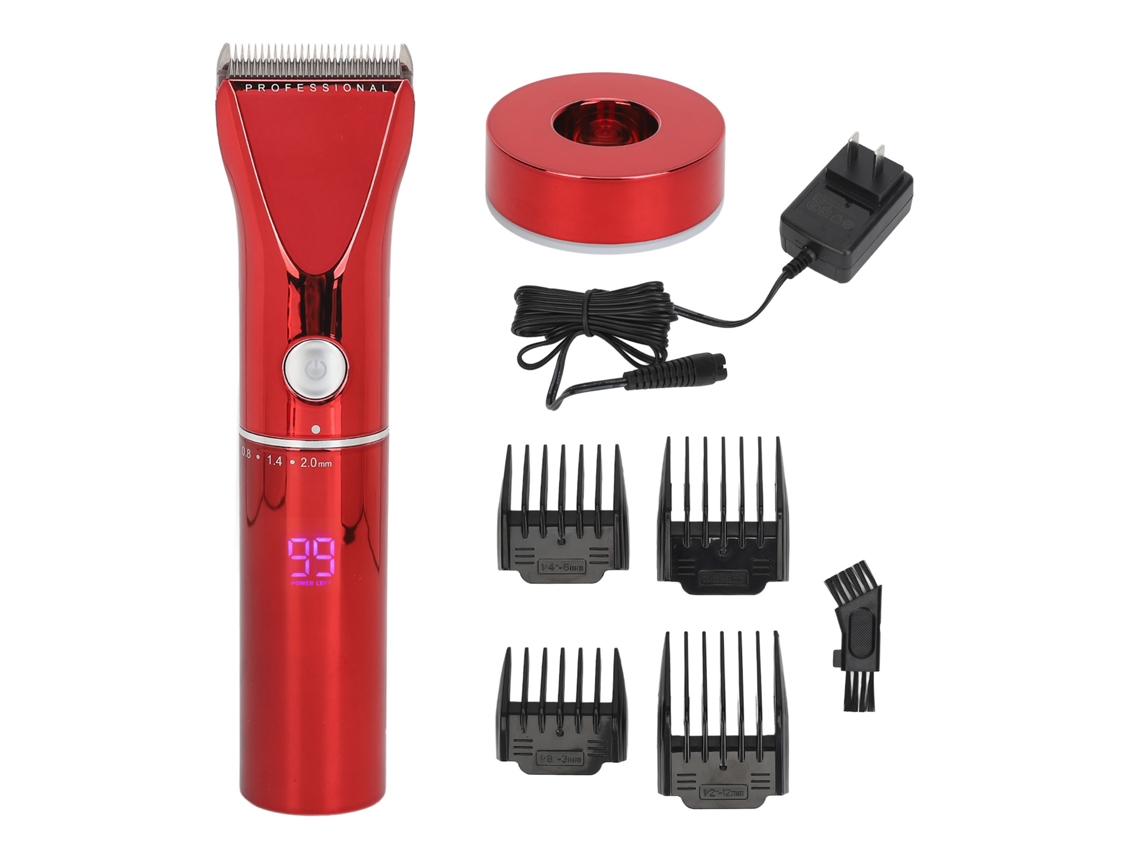 2026-tijera Eléctrica Profesional Para Pelo Cortador De Cabello Máquina De Corte Con Base Para Salón Y Hogar 100-240v