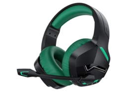 Auriculares Inalámbricos Gaming con Micrófono para PC PS5 PS4, 2.4GHz Baja Latencia, USB Bluetooth 5.0, con Micrófono (Verde) CHRONUS