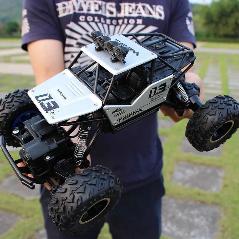 Coche De Carreras De Control Remoto 4x4, Vehículo De Escalada En Roca, Motor Dual 2.4g, Modelo De Alta Velocidad