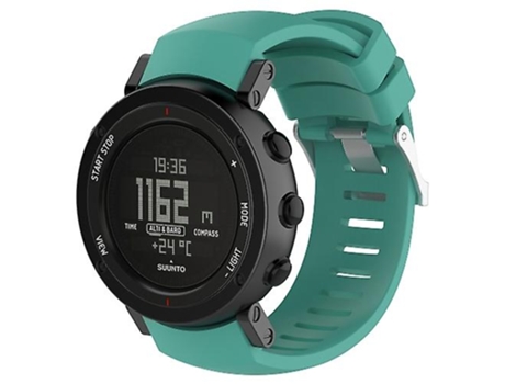 Correa Smartwatch Para Suunto Core Alu Negro Verde Menta VENISYMLIS