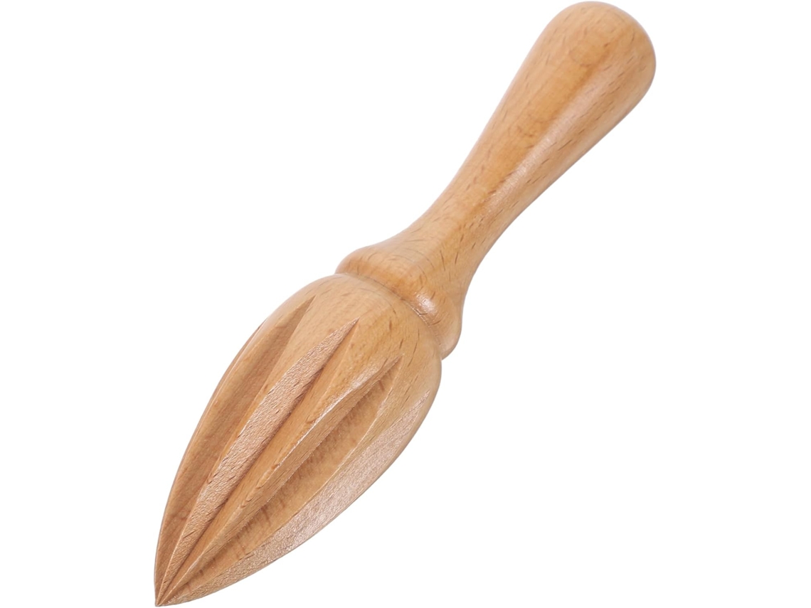 Exprimidor manual de frutas con punta de bambú, ideal para la cocina, incluso para limones y otros cítricos. Vayotoy (2 piezas)
