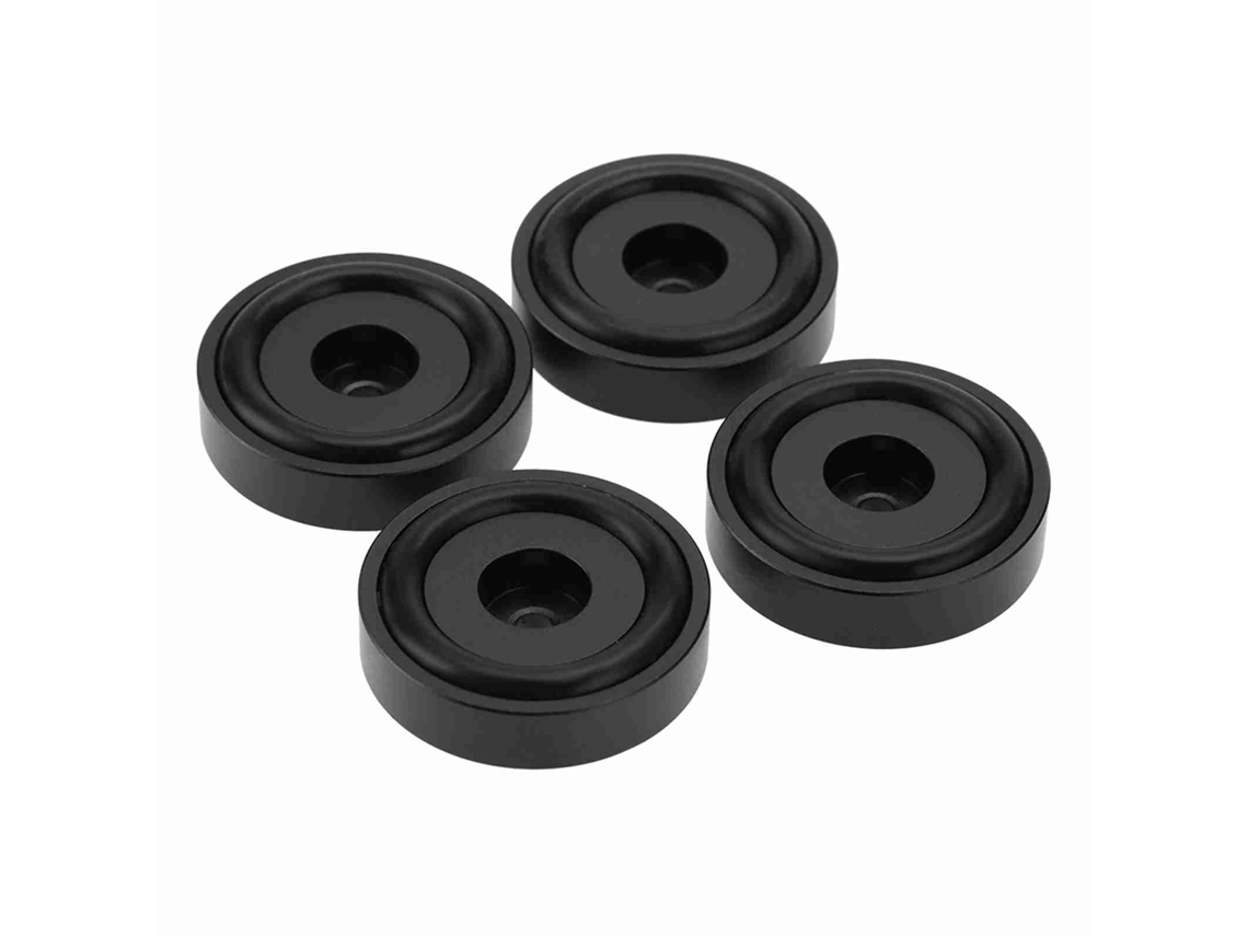 Yncm-4 Piezas 40x10mm Pastillas De Amplificador De Aluminio Pies Negros