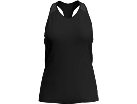 Camiseta de Mujer para Fitness ODLO Lou Negro (S)
