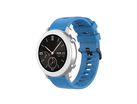 Correa de reloj inteligente para reloj inteligente de silicona Amazfit GTR, Talla: 20 mm (azul cielo)