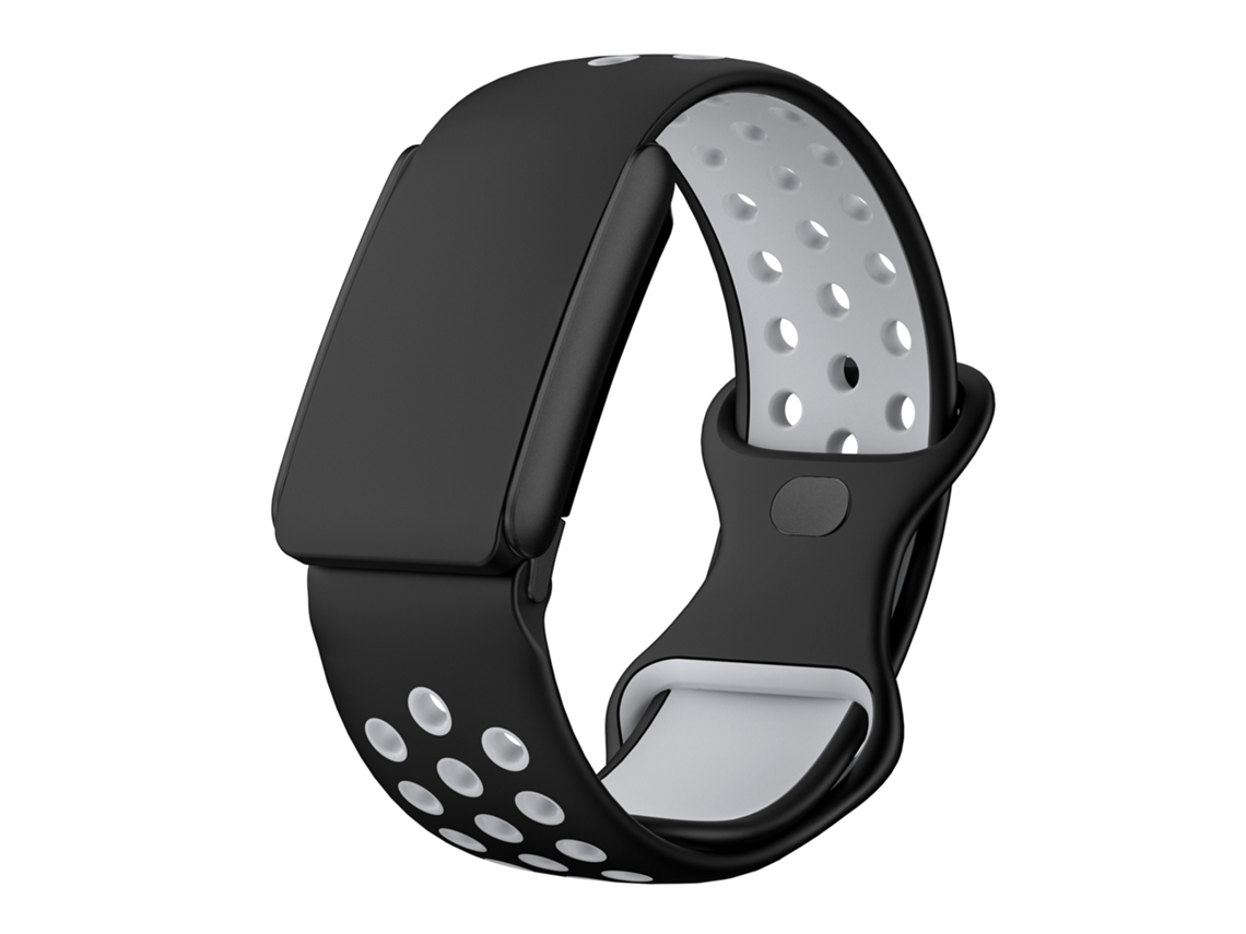Pulsera Ajustable Bicolor Transpirable De Silicona Para Whoop 5.0 (negro Y Gris) Czhhmart
