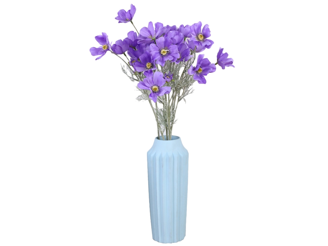 TRUYUETY Flor Artificial Cosmos Bipinata Imitação Buquê Para Decoração De Casa (roxo)