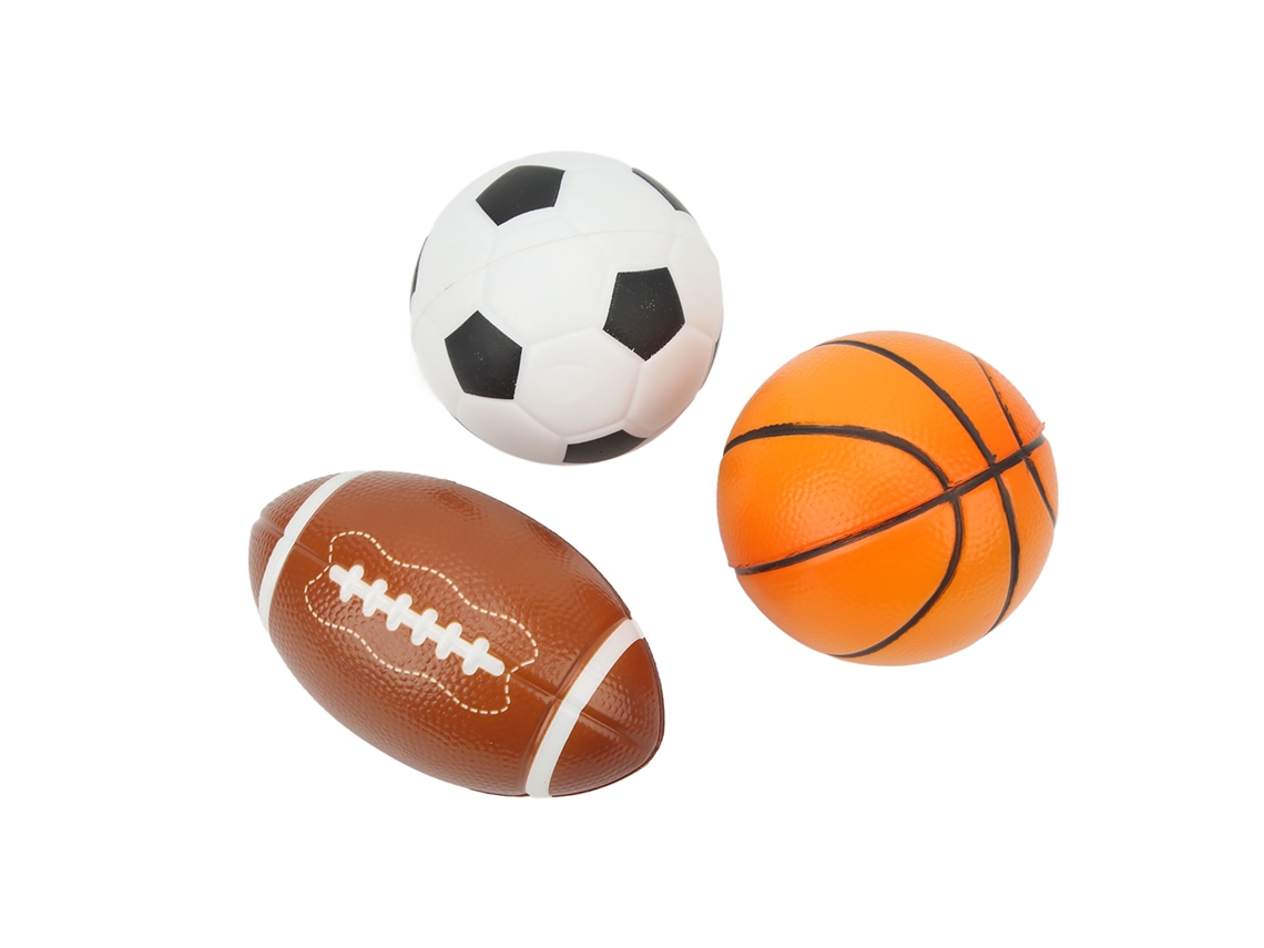 -set De Pelotas Deportivas Para Niños Balón De Rugby Fútbol Baloncesto Compacto Educativo Competitivo Para Niños Mayores De 3 Años