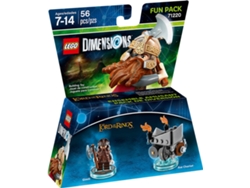 LEGO Dimensions: LEGO Dimensions Fun Pack - Gimli (Idade mínima: 7 - 56 Peças)