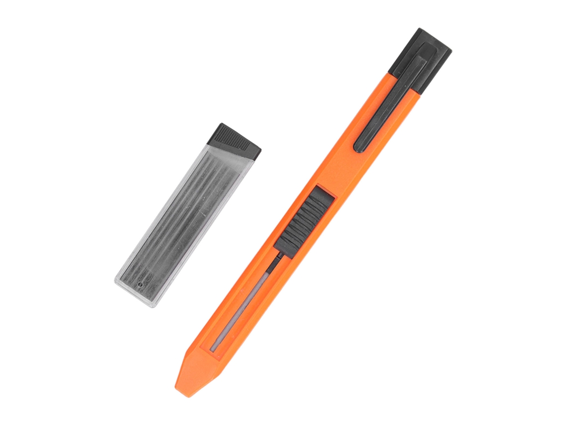 Lápiz Mecánico De Carpintero Con 6 Recambios, Kit De Herramientas De Marcado Para Carpintería.