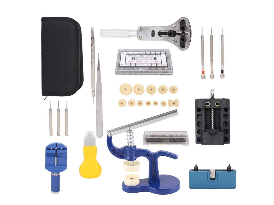 Kit de herramientas para relojes (Abrir tapa ajustable, Cambiar batería)