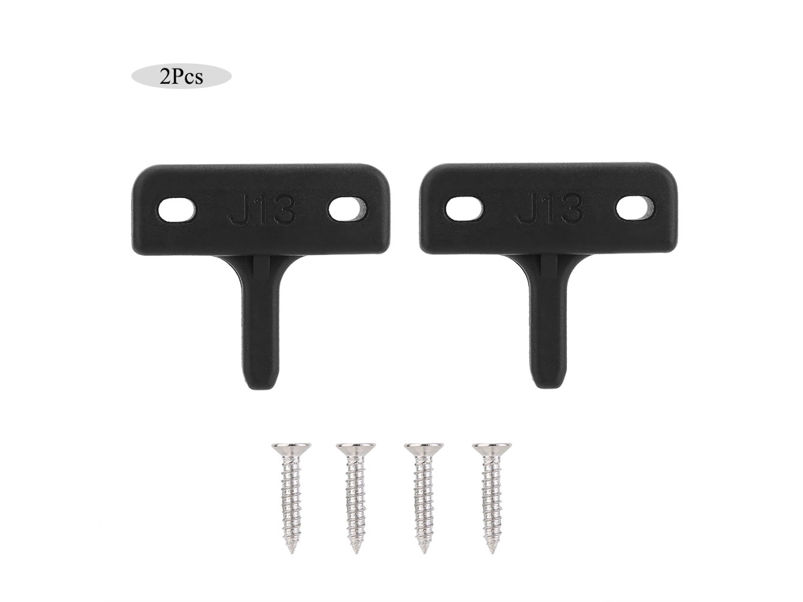 Kit de 2 abrazaderas planas resistentes y duraderas para invernaderos y ventanas