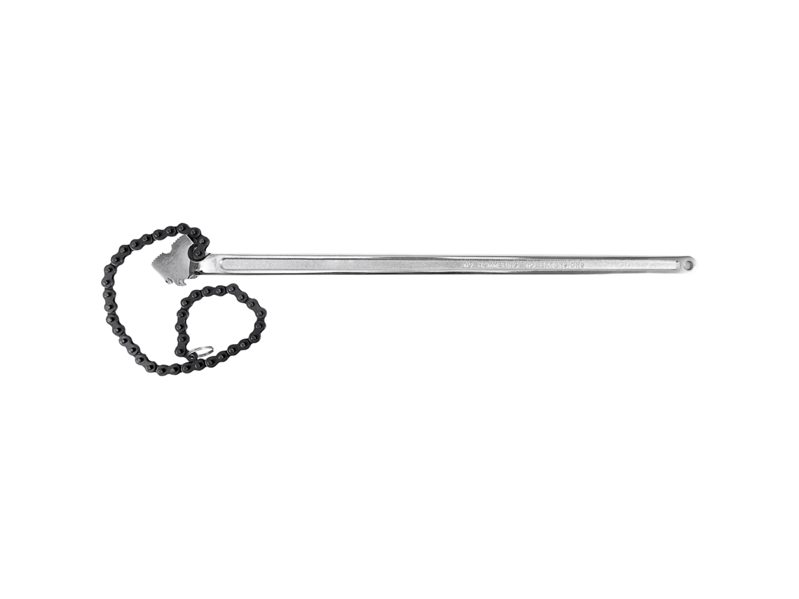 Llave de cadena Succebuy con mango de acero al carbono de 610 mm y cadena de 560 mm
