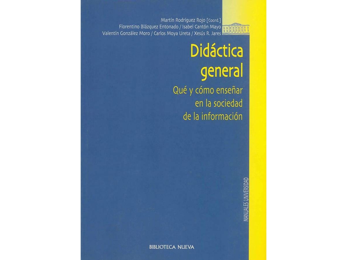 Libro Didáctica General de Martín Rodríguez Rojo (Español)