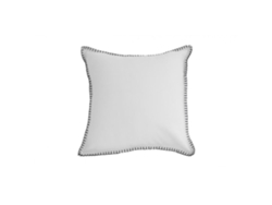 Cojín de algodón lavado 40X40 cm Spirit White By SOLEIL D'OCRE