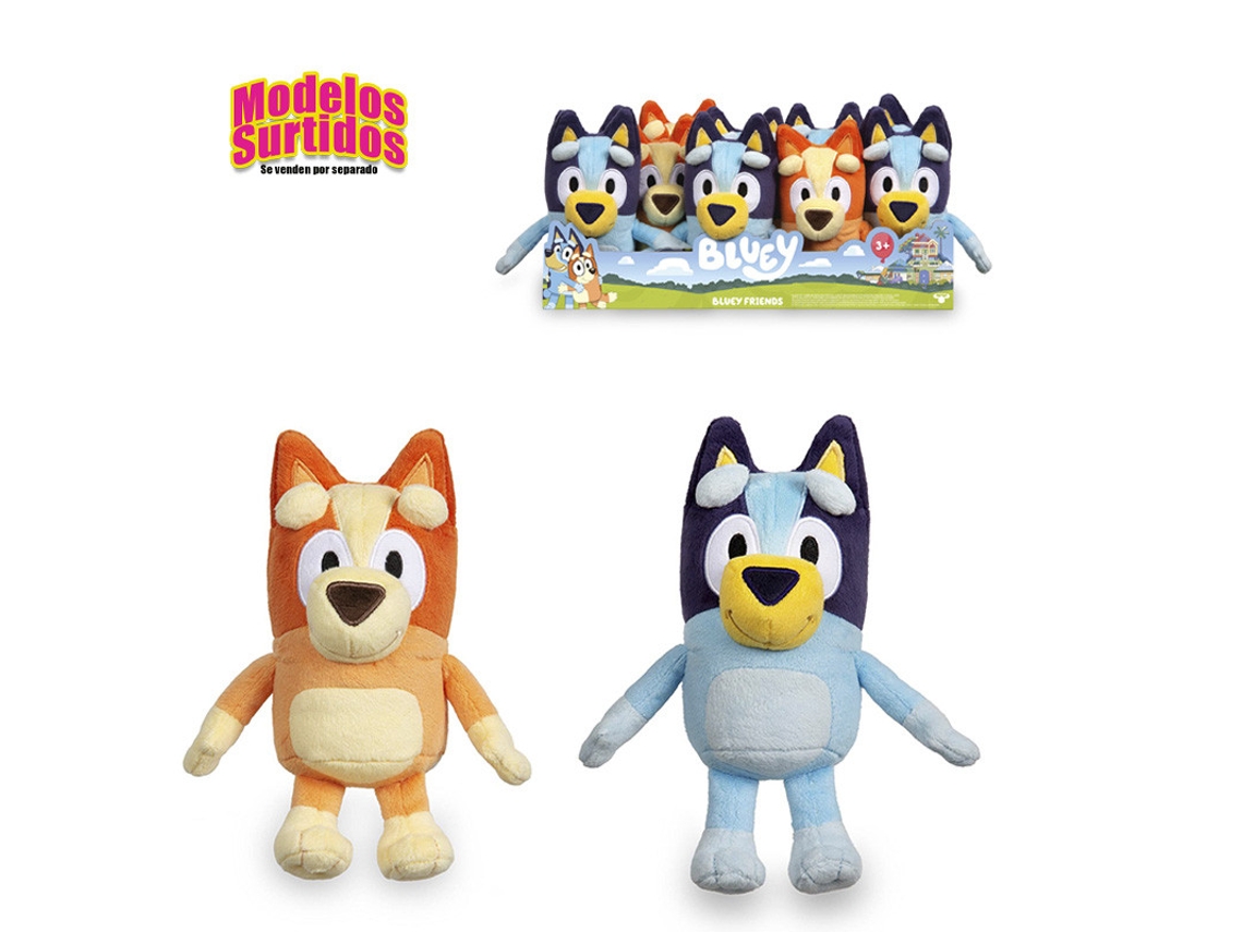 9 Cdu Peluche Básico 20 Cm Bluey Bingo Bluey