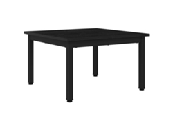 Mesa de centro HARLANV1 en roble negro, 60x60x36 cm.