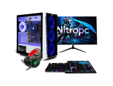 Portátil Gaming NITROPC Pack Bronze (AMD Ryzen 5 PRO 4650G - AMD Vega 7 - RAM: 16GB - M.2 1TB - 22'')