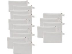 Kit De Maquillaje Sublimable En Blanco De 15 Piezas, A Granel, Transferencia Térmica Diy, 18,5 * 12 Cm