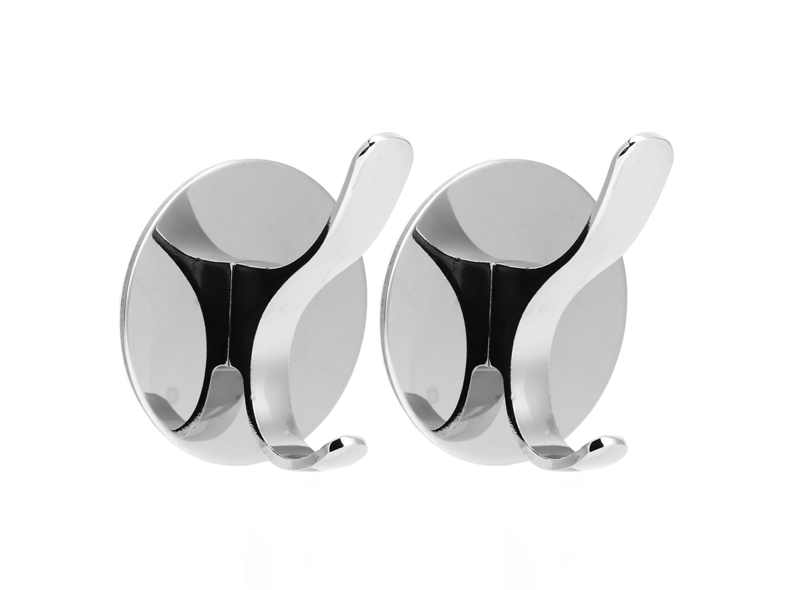 2 Ganchos De Pared De Acero Inoxidable Para Toallas De Baño Y Ropa, Resistentes, Para Uso Doméstico.