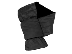 Bufanda De Plumas Ultraligera, Acolchada Y Cómoda Para Hombre Y Mujer, Perfecta Para Senderismo Y Escalada, Color Negro.