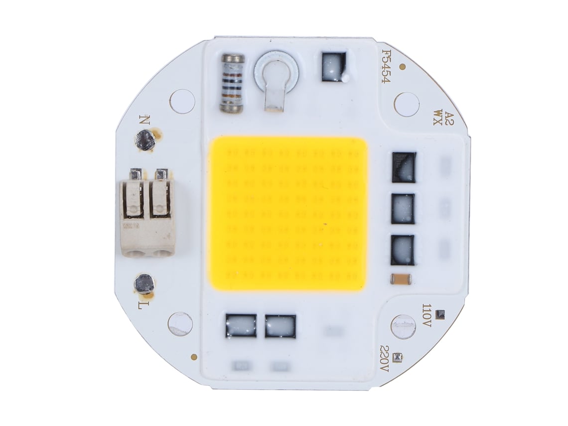 2026-foco De Chip Integrado Cob Ac220v 50w Luz Blanca Cálida Alto Brillo Bombilla De Punto