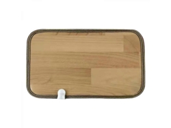 Alfombrilla Calefactable Para Pies, Alfombrilla De Carbono Cristalino Con Rayas De Madera, Calefactores Eléctricos Para Oficina Y Hogar.