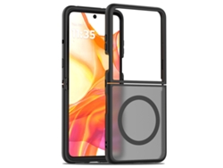 Capa Magnética Para Celular Motorola Silver Shield Com Toque Aveludadopreto -/razr Ultra 2025