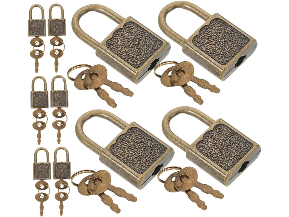 Cerradura Cerradura 10juegos Cofre Pirata Metal Llave Caja