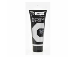Tinta Acrílica CAMPUS (Plata Iridiscente N°029 - 100ml)