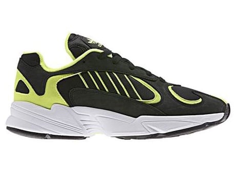 Zapatillas Deportivas ADIDAS Yung1 Hombre (Negro, amarelo, Blanco - Material Sintético - 36)