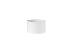 Pantalla Cilindrica Dori E27 Blanca 30Dx30dx20h Cm Tejido Popelin