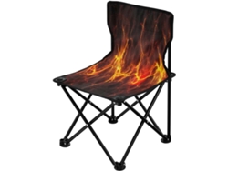 Silla de camping Alipis de tela y patas, plegable, portátil, ligera, ideal para acampar.