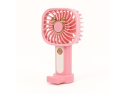 Ventoinha Portátil | Compacta, Usb, 3 Velocidades, Com Base E Cabo Incluídos Skyhe S180 Rosa