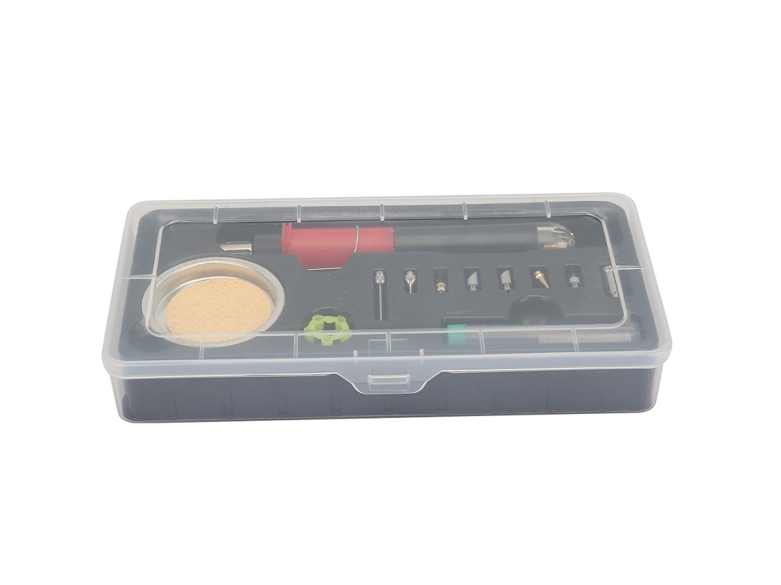 Kit De Soldador De Gas Butano Multifuncional 12 En 1 Herramienta De Soldadura Electrónica