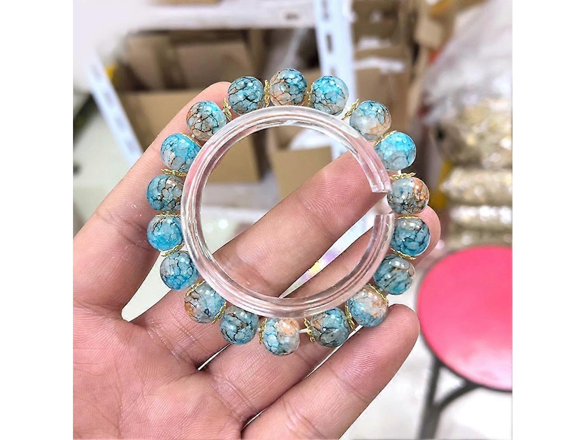 Delicada pulsera de flor de cerezo, elegante y exquisita pulsera con cuentas de cristal Nostalgia88