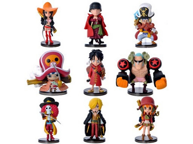 9 Figuras EASTVAPS One Piece Toy Generation Luffy